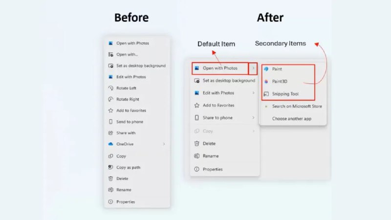 微软承认 Win11 文件管理器右键菜单过于杂乱来自 Windows Latest 的消息