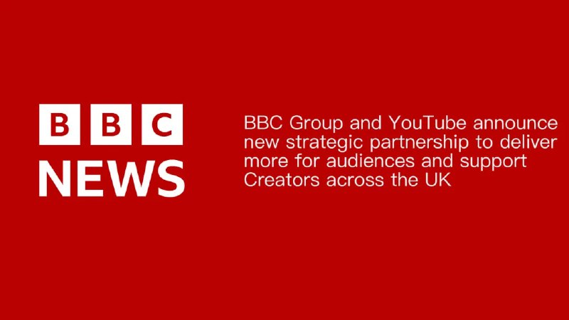 BBC 将为 YouTube 平台定制首播新节目英国广播公司 BBC 昨日宣布与 YouTube 建立战略合作伙伴关系，BBC 将在 YouTube 平台投资制作全新的节目，这些节目都将在 YouTube 平台首播