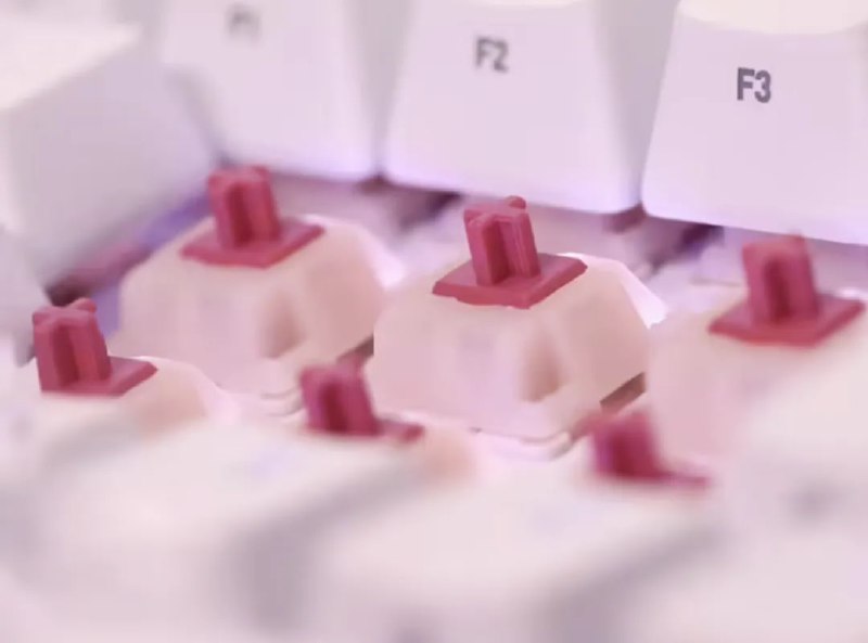 Cherry 推出全新 MX PETAL 轴体键盘厂商 Cherry 近日宣布推出 MX2A 系列的全新轴体「MX PETAL」，这款轴体采用半透尼龙上盖+酒红色 POM 轴芯，产品配备 16mm 弹簧，分类属「低触发力段落轴」，可理解为茶轴的升级版本