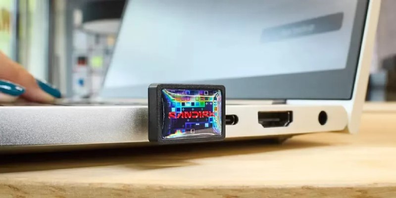 闪迪推出全球最小 1TB C 口闪存盘闪迪近日推出了一款名为「Extreme Fit USB-C Flash Drive」的新品闪存盘，这款采用 USB Type-C 接口的产品采用了常驻式设计理念，整体外形极其紧凑，根据闪迪的官方描述，该产品的 1TB 版本是目前全球最小的 1TB USB-C 闪存盘