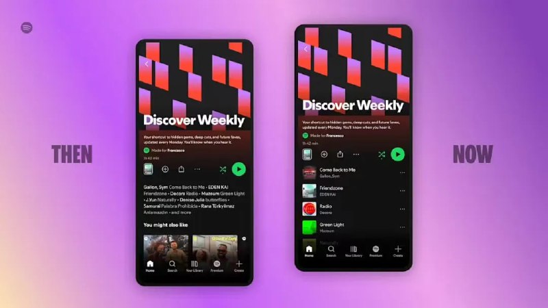 Spotify 发布有史以来最大更新在为付费用户带来「无损音乐」体验后，Spotify 紧接着又带来了另一项大更新，现在所有免费用户都能使用 Spotify 搜索点播任意歌曲，并直接播放朋友和关注的艺人在社交媒体上分享的媒体内容