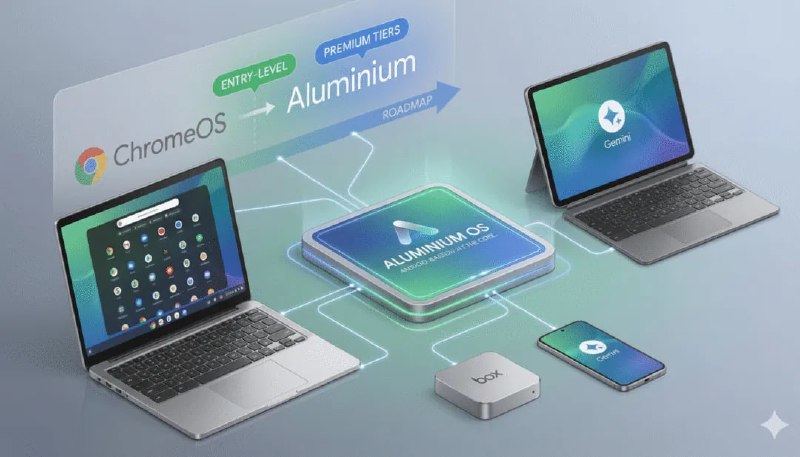 Google 明确表示不会放弃 ChromeBook在大量爆料指出 Google 即将合并 Android 与 Chrome OS，并打造出全新的「Aluminium OS」这一桌面平台后，Chrome OS 的产品副总裁 John Maletis 近日在一场 AMA 活动中明确表示